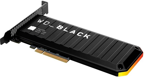 SSD-Festplatte WD Black AN1500 2 TB Seitlicher Anblick