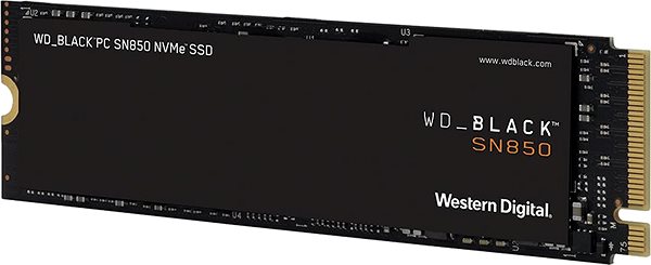 SSD meghajtó WD Black SN850 NVMe 500GB Képernyő