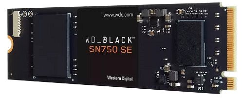SSD WD Black SN750 SE NVMe 500GB Screen