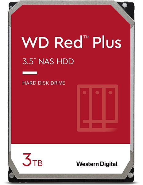 Merevlemez WD Red Plus 3TB ...