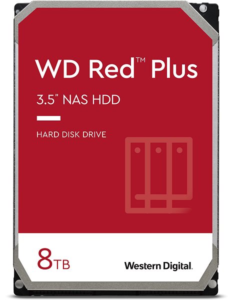 Merevlemez WD Red Plus 8TB ...