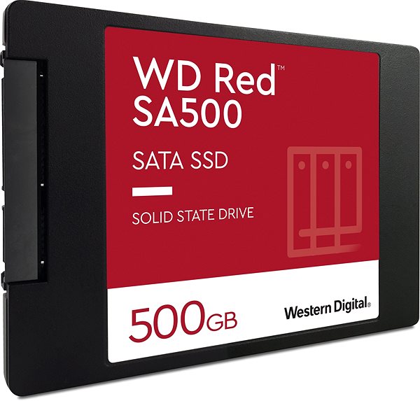 SSD meghajtó WD Red SA500 500GB Képernyő