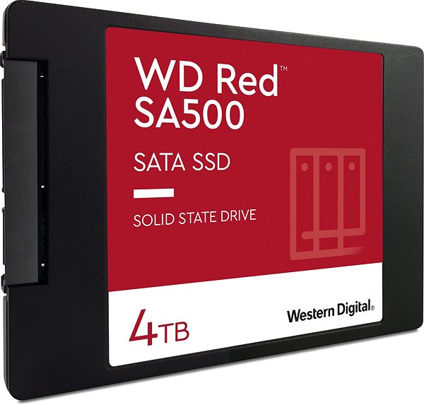 SSD meghajtó WD Red SA500 4TB Képernyő