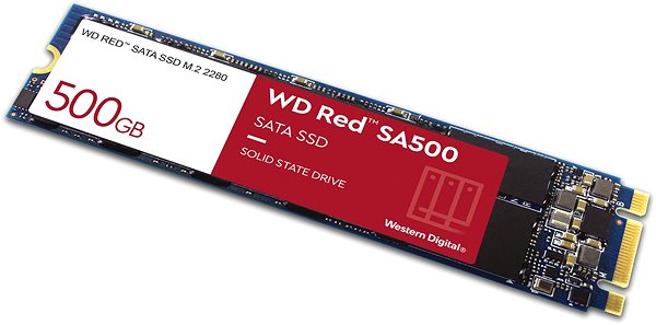 SSD meghajtó WD Red SA500 500GB M.2 Képernyő