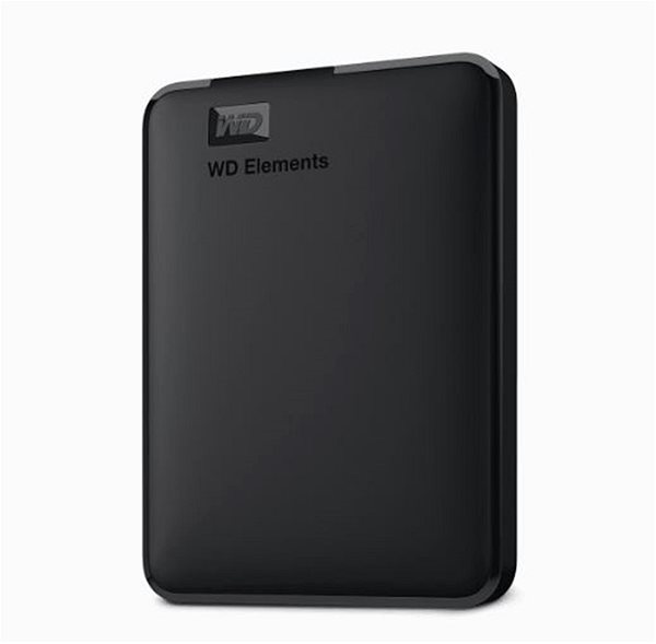 External Hard Drive WD Elements Portable 6TB Black Lateral view