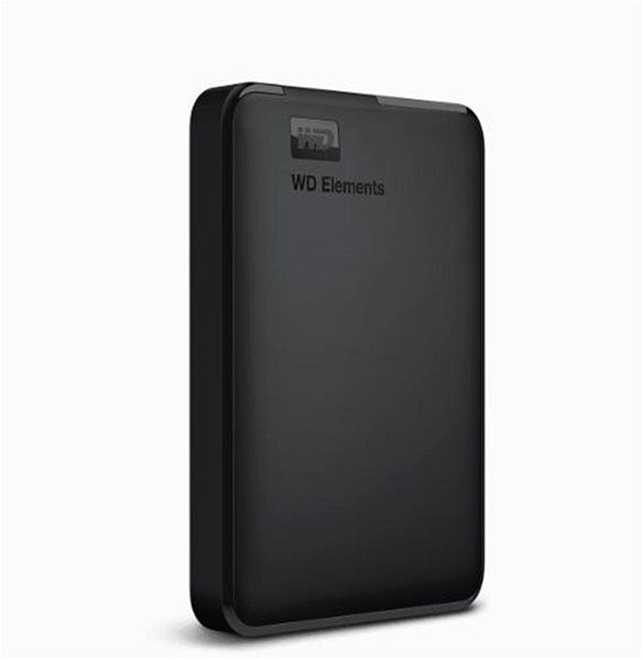 External Hard Drive WD Elements Portable 6TB Black Lateral view