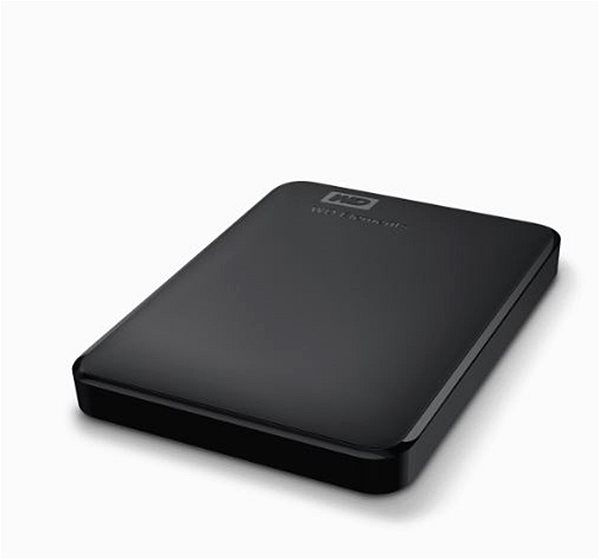External Hard Drive WD Elements Portable 6TB Black Lateral view