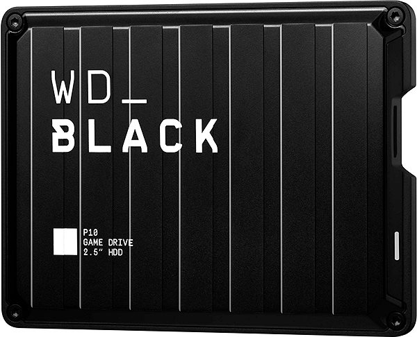 Externý disk WD BLACK P10 Game drive 2TB, čierny Bočný pohľad