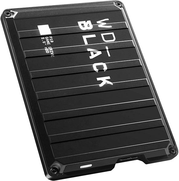 Külső merevlemez WD BLACK P10 Game Drive 4TB, fekete Oldalnézet