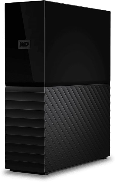 External Hard Drive WD My Book 10TB Lateral view