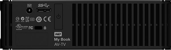 Külső merevlemez WD My Book AV-TV 1TB Csatlakozási lehetőségek (portok)
