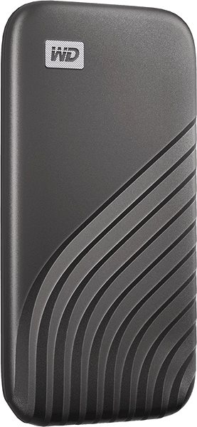 External Hard Drive WD My Passport SSD 1TB Grey Lateral view