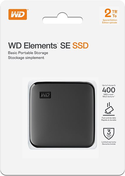 External Hard Drive WD Elements SE SSD 2TB ...