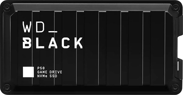 External Hard Drive WD BLACK P50 SSD Game Drive 500GB Screen