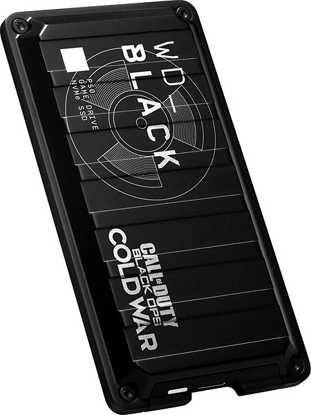 Externý disk WD BLACK P50 SSD Game drive 1 TB Call of Duty: Black Ops Cold War Special Edition Bočný pohľad