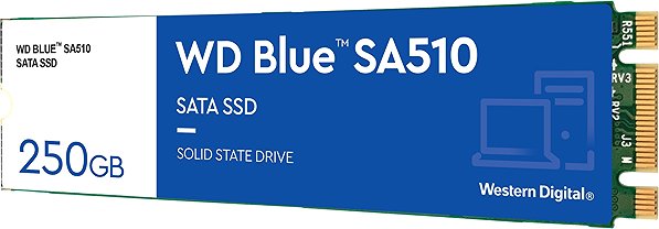 SSD WD Blue SA510 SATA 250GB M.2 Screen