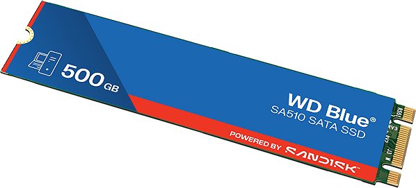 SSD WD Blue SA510 SATA SSD M.2 2280 POWERED BY SANDISK 500 GB ...