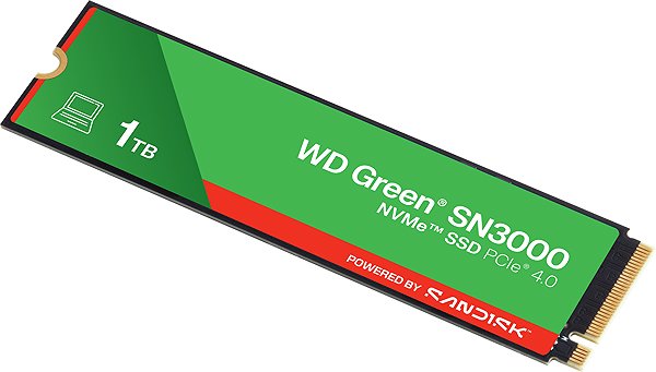 SSD WD Green SN3000 NVMe SSD POWERED BY SANDISK 1 TB ...