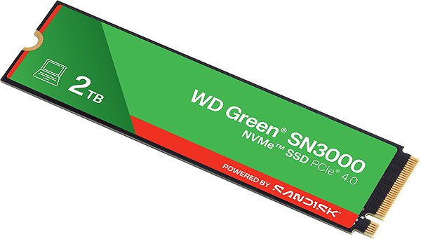 SSD WD Green SN3000 NVMe SSD POWERED BY SANDISK 2 TB ...