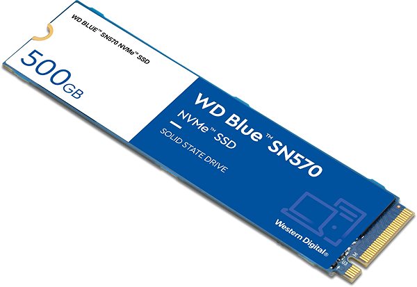 SSD meghajtó WD Blue SN570 500 GB Képernyő