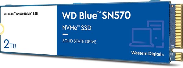 SSD meghajtó WD Blue SN570 2TB Képernyő