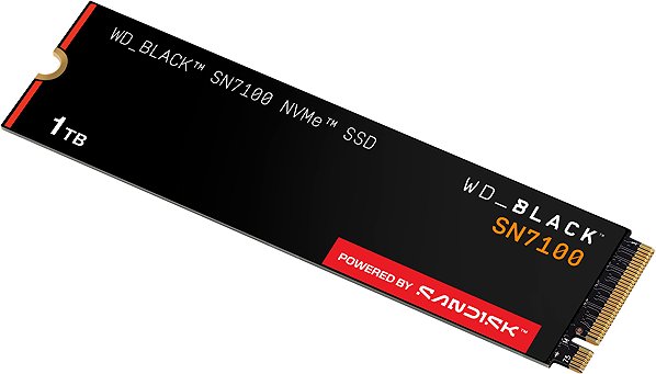 SSD WD_BLACK SN7100 NVMe SSD POWERED BY SANDISK 1 TB ...