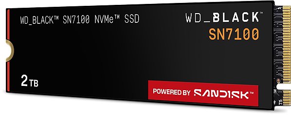 SSD WD_BLACK SN7100 NVMe SSD POWERED BY SANDISK 2 TB ...