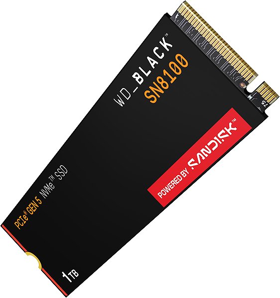 SSD WD_BLACK SN8100 NVMe SSD POWERED BY SANDISK 1 TB ...