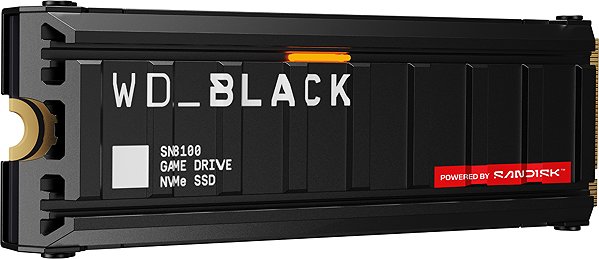 SSD WD_BLACK SN8100 NVMe SSD POWERED BY SANDISK 1 TB, [With Heatsink] ...