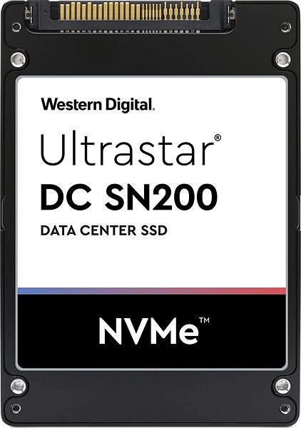 SSD disk WD Ultrastar DC SN200 7,68 TB U.2 Screen