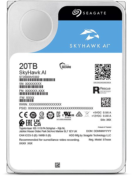 Pevný disk Seagate SkyHawk AI 20 TB ...