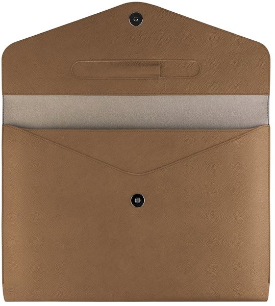 Laptop-Hülle FIXED Siena für Notebooks und Tablets mit einer Diagonale von bis zu 13 Zoll, Kaffee ...