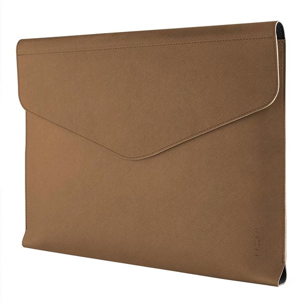 Laptop-Hülle FIXED Siena für Notebooks und Tablets mit einer Diagonale von bis zu 13 Zoll, Kaffee ...