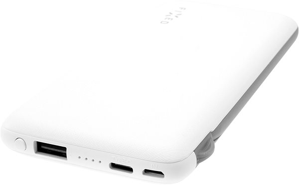 Power Bank FIXED Zen with Lightning/USB-C Cable 10000mAh White Connectivity (ports)