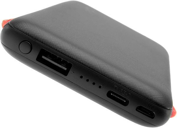 Power Bank FIXED Zen with microUSB/USB-C Cable, 10000mAh, Black Connectivity (ports)
