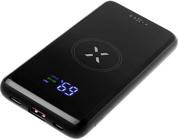Power Bank FIXED MagZen with Wireless Charging and Magsafe Support 10 000 mAh, Black ...