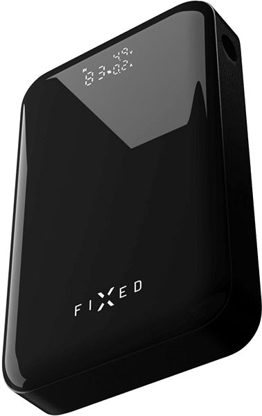 Power bank FIXED Zen 20 Pro LCD kijelzővel és 130W 20 000 mAh kimenettel, fekete ...