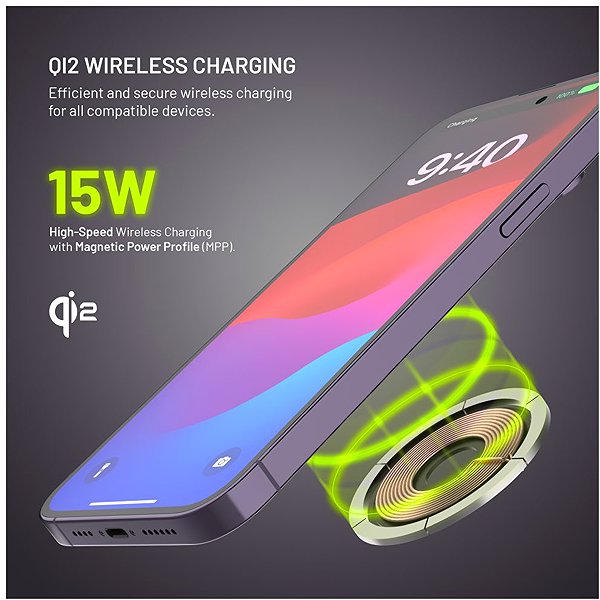 Power Bank FIXED MagZen 10 Pro with Qi2 wireless charging and MagSafe 10 000 mAh black ...