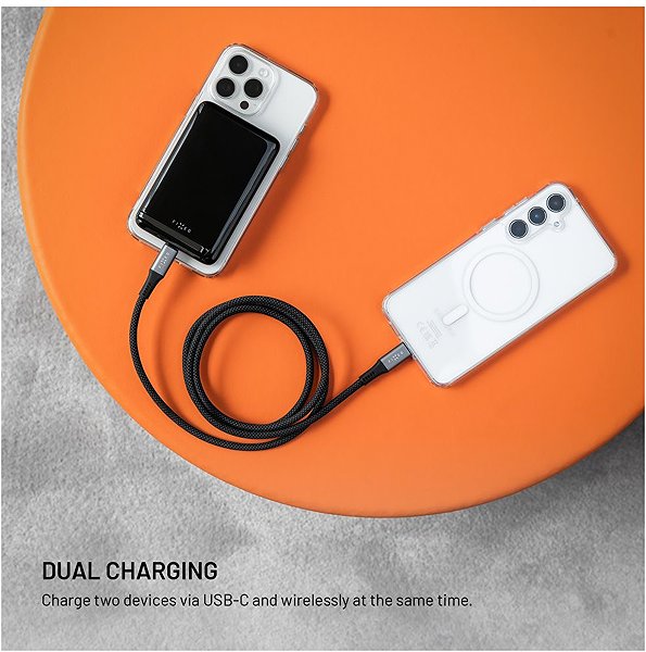 Power Bank FIXED MagZen 10 Pro with Qi2 wireless charging and MagSafe 10 000 mAh black ...