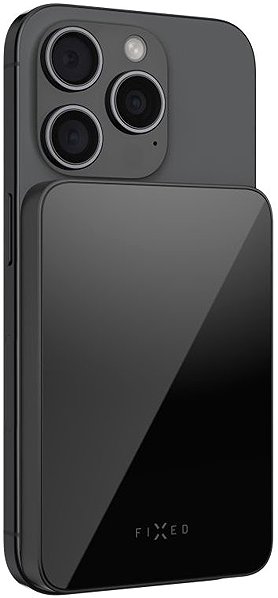 Power Bank FIXED MagZen 10 Crystal UltraSlim with Qi2 wireless charging and MagSafe 10 000 mAh black ...