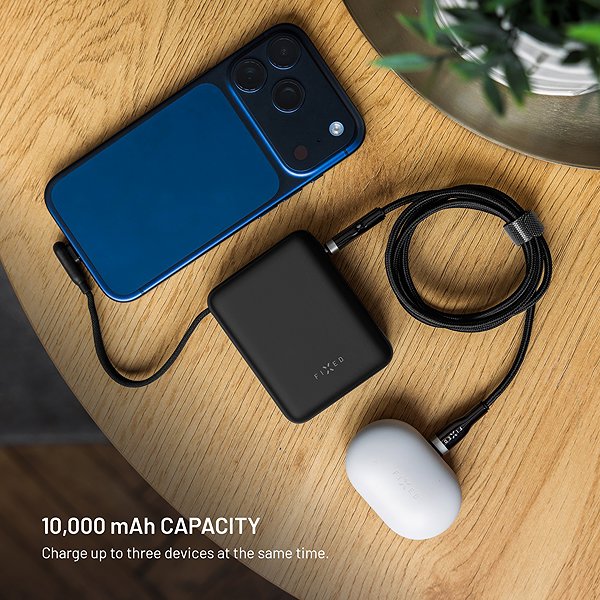 Power Bank FIXED Zen 10 Loop with LCD Display and 30W PD Output 10,000mAh Black ...