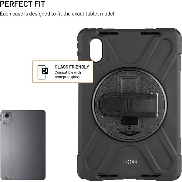 Táblagép tok FIXED Rugged Tab Case állvánnyal, Lenovo Tab M11 11
