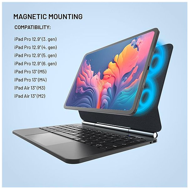 Tablet tok billentyűzettel FIXED Typee Apple iPad Pro 12.9
