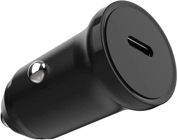Autós töltő FIXED Car USB-C kimenet + USB-C/USB-C kábel, PD, 1 m, 20 W, fekete ...