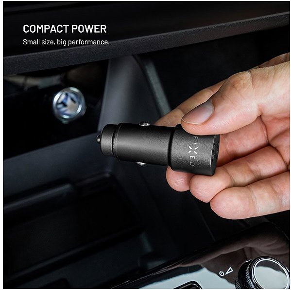 Car Charger FIXED with 2xUSB-C output support PD 3.0 65W black ...