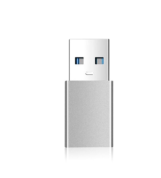 Adapter FIXED Link USB-C zu USB-A 3.0 Adapter - grau Rückseite