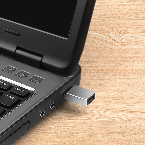 Átalakító FIXED Link USB-C to USB-A 3.0, szürke Lifestyle