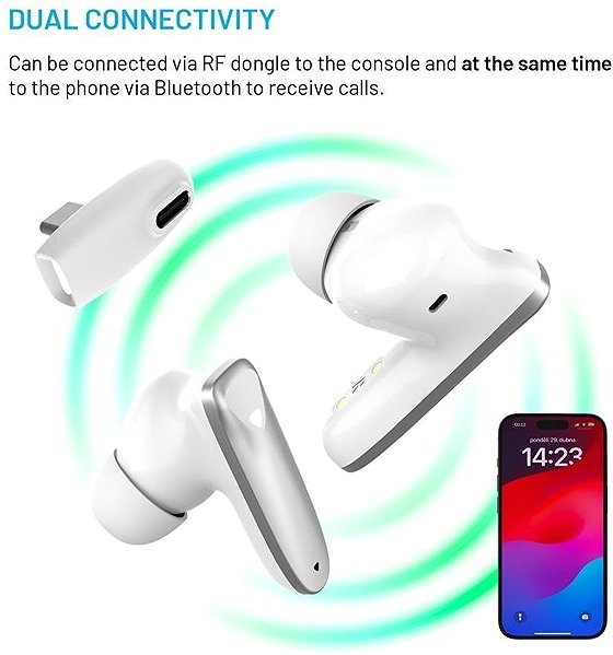 Gaming Headphones FIXED Game Pods white ...