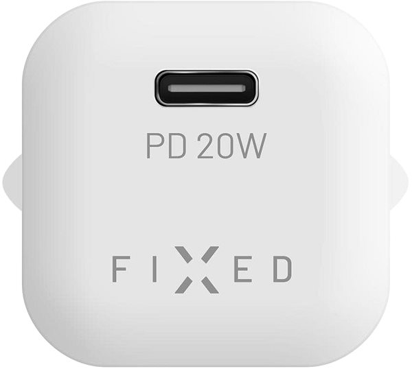Netzladegerät FIXED PD Rapid Charge Mini mit USB-C-Ausgang und PD-Unterstützung 20 Watt - weiß Screen