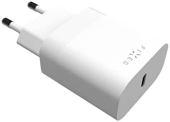 Wall Charger FIXED with USB-C output and PD support 20W white PLA